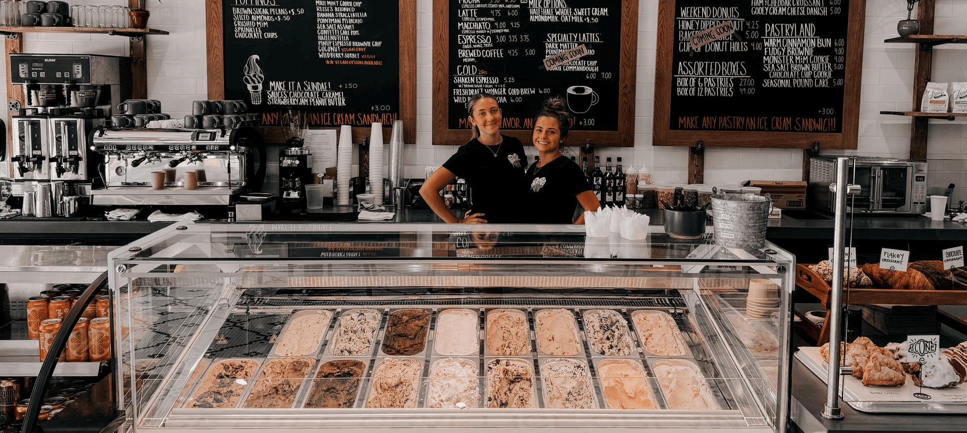 The Be Free Ice Cream team