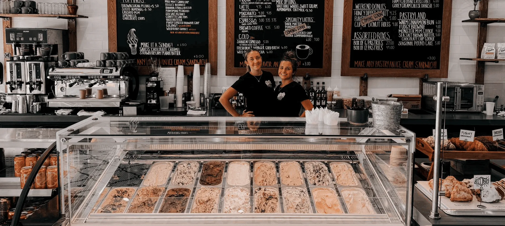 The Be Free Ice Cream team