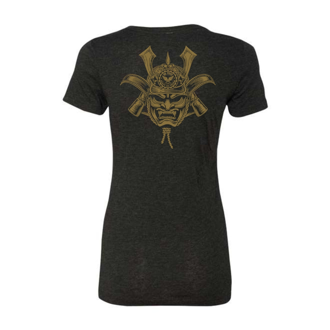 Be Free Samurai Warrior Women's Fitted Tee - PREORDER