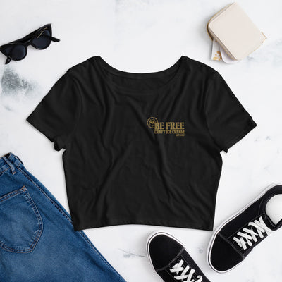 Be Free Samurai Warrior Women's Crop Tee - PREORDER